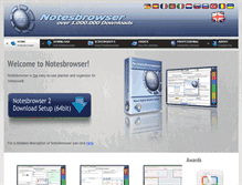Tablet Screenshot of notesbrowser.com